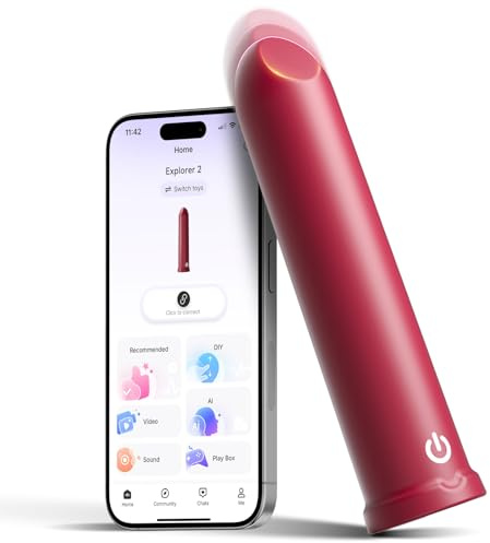 Sex Toys Femme Mini Vibromasseur - Portable Clitoridien Point G Puissant Vibro-Masseur Petit Sex Toýs Couple 10 Vibrationmodes Forme Rouge à Lèvres pour Confidentialité Maximale Vibromasseurs Feminin
