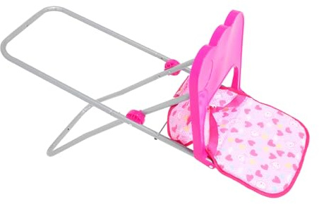 JOINPAYA Puppen Hochstuhl Doll Hochstuhl Puppen Zubehör für Realistischer Hochstühle für Rollenspiele Sicher und Leicht zu Reinigen