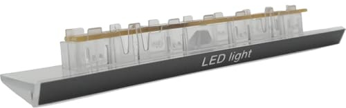 NaschLager Barra de luz LED para frigorífico, 3 V, 100 lm, 8000 K, luz blanca fría, módulo de lámpara compatible con Bosch Siemens, sustituye a 10003924 00628627, montaje con clip TL1, número de