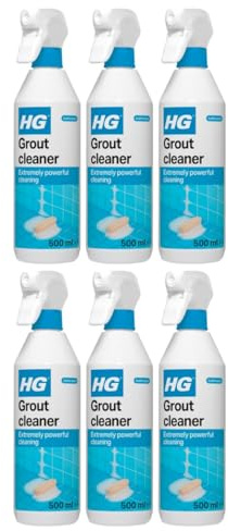 HG Grout Cleaner Ready-to-Use, Removes Stubborn Dirt from Wall & Floor Tile Grout – 500ml (6)