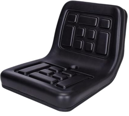 F Fityle Sedile universale di ricambio per trattore, schienale alto, traspirante, facile da pulire, per tosaerba, carrello elevatore, macchina da cantiere