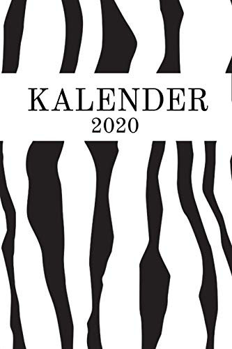 Kalender 2020: Wochenkalender Zebra Fell 2020 A5 I Wochenplaner Monatsplaner Jahresplaner I Tagebuch Terminplaner Tierfell Muster I Notizen Ziele Kontakte Feiertage Deutschland I Geschenk Kalender