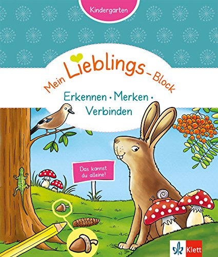 Klett Mein Lieblings-Block Erkennen, Merken, Verbinden: Kindergarten, ab 3 Jahre, Das kannst du alleine!