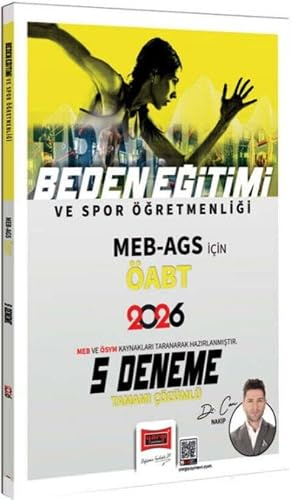 Yargı Yayınları 2026 ÖABT MEB-AGS Beden Eğitimi ve Spor Öğretmenliği Tamamı Çözümlü 5 Deneme