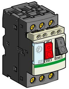 Schneider GV2ME16AE11TQ GV2-ME 9-14A 3 3D Therm./Magnet Interrupteur de puissance moteur