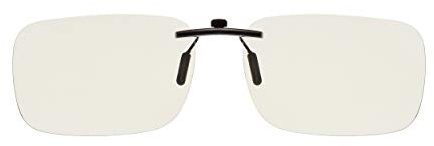 Ultra Rechteckig Blau Lichtblockierende Brille Clip On Blaulicht-Blocking-Brille für Anti-Augenbelastung Ermüdung Anti-Blaulicht-Brille Männer und Frauen Werden es Lieben Klarglas Gaming