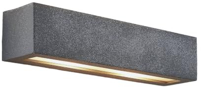 Lindby Beton Wandleuchte, Wandlampe Innen Nellie (Modern) in Alu aus (2 flammig G9) - Wandstrahler Wandbeleuchtung Schlafzimmer/Wohnzimmer Licht nach oben & unten Wohnzimmerleuchte
