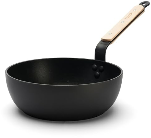 DE BUYER SAUTEUSE BOMBEE CHOC - B BOIS - INDUCTION 24CM
