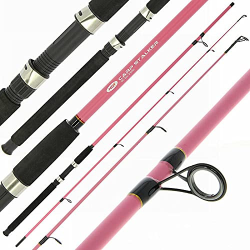 Lidsters 1 x CARP STALKER Pink 6FT 2PC 1.8M Carp Short Rod Girls Fishing Women Tackle NGT
