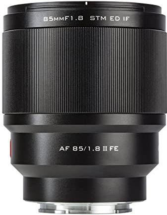 VILTROX 85mm F1.8 E Full Frame Lens STM Auto Focus Fixed Focus Support Auto iris/EXIF Prime Lens for Sony E Mount Camera A9 A7RIII A7RII A7M3 A7M2 A7SII A7III A6500 A6300 A6400 A6000 A5100