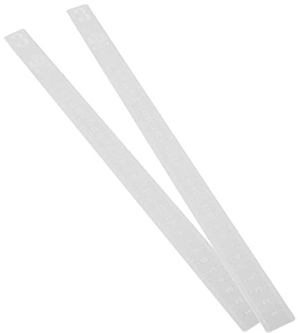BRIGHTFUFU 2pièces Règles pour Biscuits Lot de Guides Épaisseur De Pâte pour Mesurer Et Uniformiser Épaisseur avec Niveauleurs