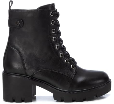 XTI - Botín Mujer Negro - Calzado Cómodo y Versátil - Moda casual - Modelo 14298301 (Talla 41)
