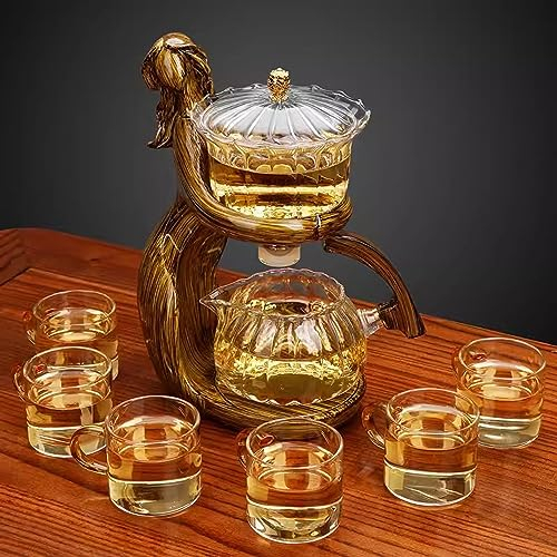 XaEjNzwDT teteras para te Tetera marroqui uego de Cafe Artefacto automático Perezoso para Hacer té, Juego de té de Lujo Ligero para el hogar