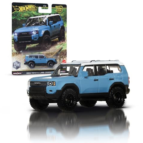Hot Wheels Premium Car Culture Coche o camión metálico de juguete a escala 1:64 con neumáticos Real Riders, chasis y carrocería Metal/Metal (los estilos pueden variar), JBK52