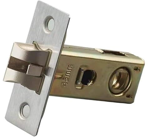 YUCHUANGYE Einsteckschloss Badezimmer-Stille-Schlosskörper, Einzelzungenschloss, Lochabstand 25 mm, 30 mm, 35 mm, 45 mm, 50 mm, 60 mm, 70 mm TüRschloss(Silence Latch 25mm)