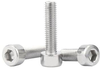 Cilky Metallschrauben 20 Stück M2.5 M3 304 Edelstahl Sechskant Innensechskantschraube Bolzen Kleiner Kopf Durchmesser 2,5 mm 3 mm(20mm,M3)
