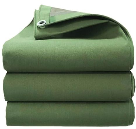 Bâche en toile, 600 g/m², bâche imperméable très résistante, 1 x 1 m, 1 x 2 m, 2 x 3 m, 3 x 3 m, 4 x 4 m, 4 x 5 m, pour voiture, bateau, camping, bois de chauffage, pile de bois - Support personnali