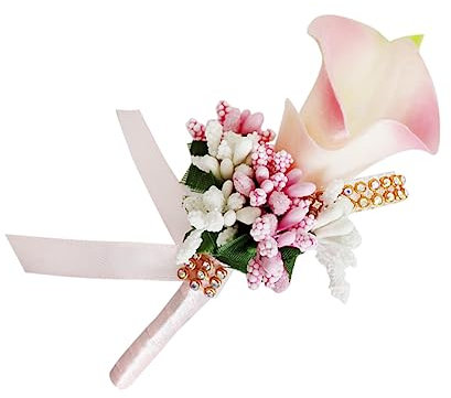 Cabilock Elegante Pu-brosche Hochzeitsfeier Blumenbrosche für Bräute Brautjungfer Bräutigam