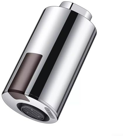 Automatischer Wasserhahnadapter, Küchenarmatur-Sprühkopf, Küchenarmatur-Luftsprudler aus poliertem Chrom, wassersparender Filter, Badezimmer-Wasserhahn-Aufsatz
