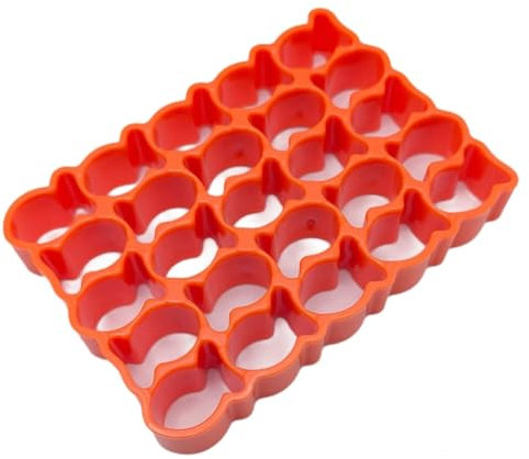 Okeeyseda Gold Fish Cracker Cookie Cutter, 25Pcs Mini Fish Biscuit Cutter, Gold Fish Cutter for Crackers, Plastic Tiny Treats Easy Install B