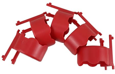 5pcs Wall Mounted Plastic Abrasives Holder for Garage Storage Rack