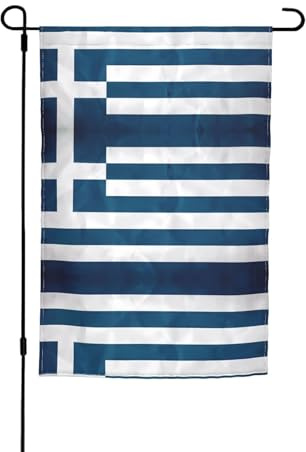 GGsdaf Bandiera greca con motivo da giardino (30,5 x 45,7 cm) per balconi, terrazze, cortili e prati