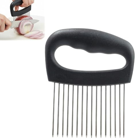 Onion Slicer Holder, Onion Holder for Slicing, Secure Grip for Even Cuts, Durable Kitchen Tool for Onions, Vegetables and Meat Preparation