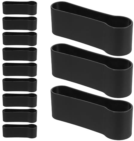 SOIMISS Lot de 12 Sangles Réglables pour Canne en Plastique Léger Accessoires pour Aide à la Marche Dragonnes pour Bâtons de Randonnée et Supports Généraux Fixation Sécurisée pour