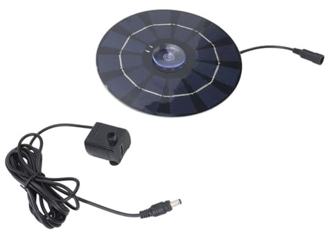 VRTYVEYBB Pompa a fontana ad energia solare da 10 W per giardino, patio e esterni – Flusso stabile, facile installazione