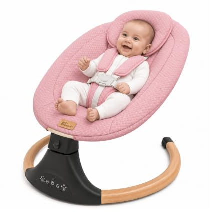 Allta - Sdraietta elettrica per bambini con comoda seduta di Baby Elegance | Sdraietta per bambini dalla nascita – 9 kg | dondolo con diverse velocità di oscillazione e melodie rilassanti | Regali per