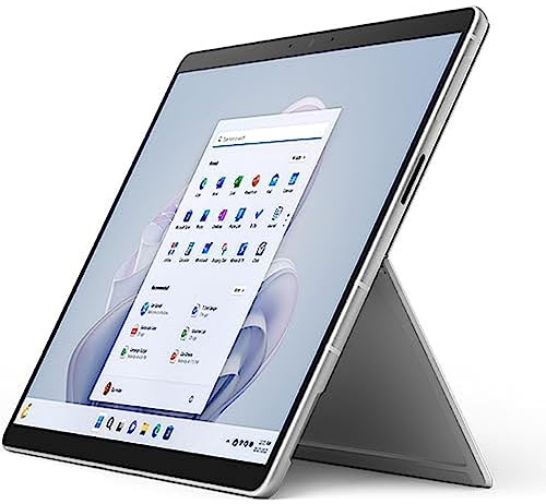 Microsoft Surface Pro 9 - Wifi Ordinateur Portable (Windows 11, écran tactile 13'', 16 Go RAM, 256 Go SSD, Intel EVO Core i5) Platine (Reconditionné)