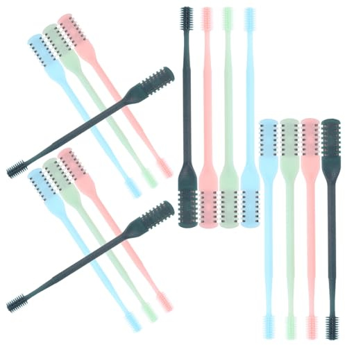 Healeved Recortador de Vello Nasal 12 Piezas Incluidas de Acero Inoxidable y Plástico Portátil y Práctico para Eliminar Pelos Nariz Color Aleatorio para Hombres