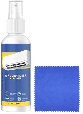 Pulitore Aria Condizionata - 100 ml Spray Antiodore per Manutenzione HVAC,Pulitore per Aria Condizionata Senza Risciacquo - Casa, Appartamento, Ufficio, Soggiorno, Camera da, Hotel