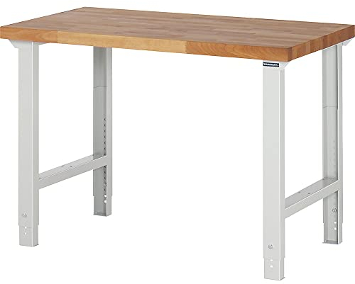 EUROKRAFT Plateau Roulant Premium en Acier - Roues à Bandage Caoutchouc, Force 250 kg - Dimensions utiles 610 x 410 mm, galvanisé - Appareil de manutention Appareils de manutention Plateau Roulant