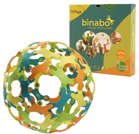 BINABO - Ball in a box – Konstruktionsspiel mit unendlichen Möglichkeiten: Baue dein eigenes Spielzeug! Kreatives, umweltfreundliches und Pädagogisch Wertvolles Bauspielzeug