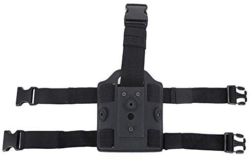 Taktische Jagd Leggings Gerät verstellbar Bein Drop Bein Plattform Holster Doppelband Bein Oberschenkel Ledertasche