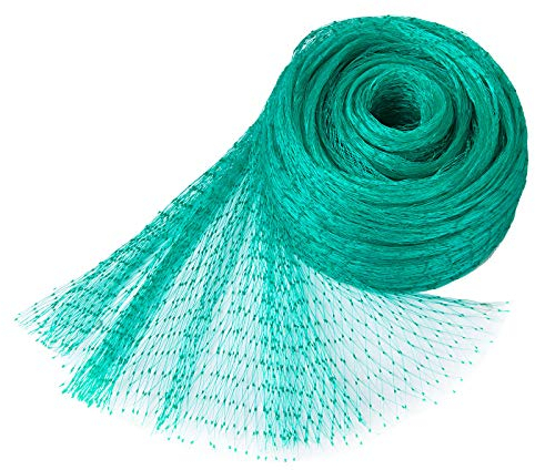 GWHOLE 10m x 4m Red Protección para Campos, Cultivos, Malla Antipájaros para Protección de Jardín, Plantas, Cargas Pesadas, Árboles de Frutas (Verde)