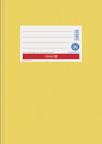 Baier & Schneider BRUNNEN Hefthülle aus Papier (1 Stück A5, Goldgelb)