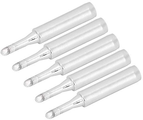 Accesorios para soldar Punta para soldador 200-480 (℃) 5 piezas durabilidad Aleación de cobre sin oxígeno sin plomo para soldar soldaduras