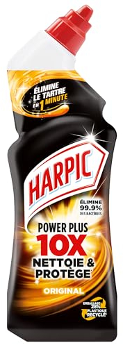 Harpic Gel WC PowerPlus Original – Detergente antibatterico – efficace senza spazzola 750 ml