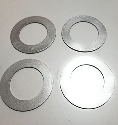 OFERTA Arandela plana muy grande artesanal 75 x 46 x 3mm_4 unidades