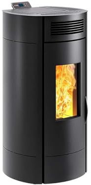 Invicta estufa de pellets de leña 9.5kw negra P941974