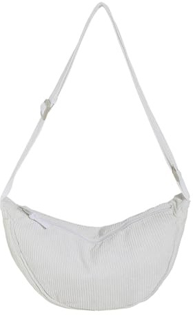 Crescent Bag Crossbody, Cord-Crossbody-Taschen für Damen, Mini-Crossbody-Tasche, Reisetasche