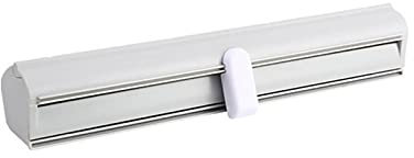 Taglierina per pellicola | Dispenser magnetico con taglierina, 14,5 x 5,8 cm, pratico strumento da taglio, dispenser per avvolgere alimenti, taglierina scorrevole