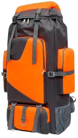Rucksack Wanderrucksack 90L Großer, Handlicher, Robuster, Multifunktionaler, Wasserdichter Wanderrucksack Reiserucksack Trekkingrucksack(A)