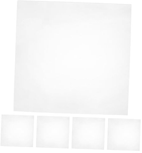 KICHOUSE 5stücke Teiliges Transparente Acrylplatten Für Bastelprojekte Klare Acrylscheiben Für Malerei Tischschutz Agenda-boards Und Mehr
