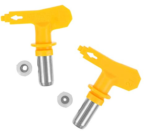 Angoily 2pcs Airless Sprayer Tips for Paint Sprayer Seal Nozzle for Walls Airbrush Nozzle Accessories