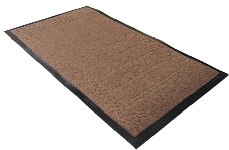 Comart - Asciugapassi Victor - Zerbino Esterno 45x75 cm - Welcome Beige
