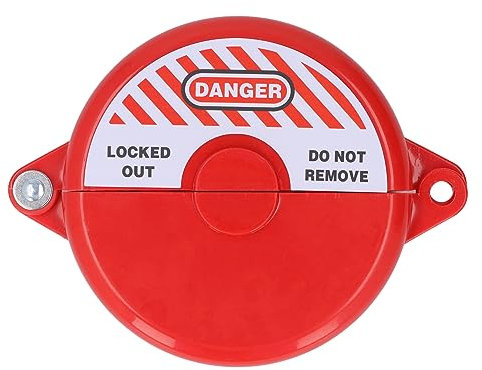 Xolsurg Valve Lock Security ABS Plastic Gate Locking Device Outdoor Garden 64127mm Valve Rod Red Applicable for Outdoor Garden