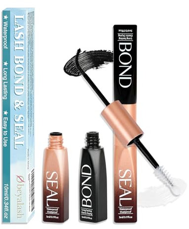 Obeyalash Colle Faux Cils Waterproof Lash Bond et Seal DIY Cluster Cils Adhésif Pour Extension 48-72h Longue Tenue Imperméable Lash Glue